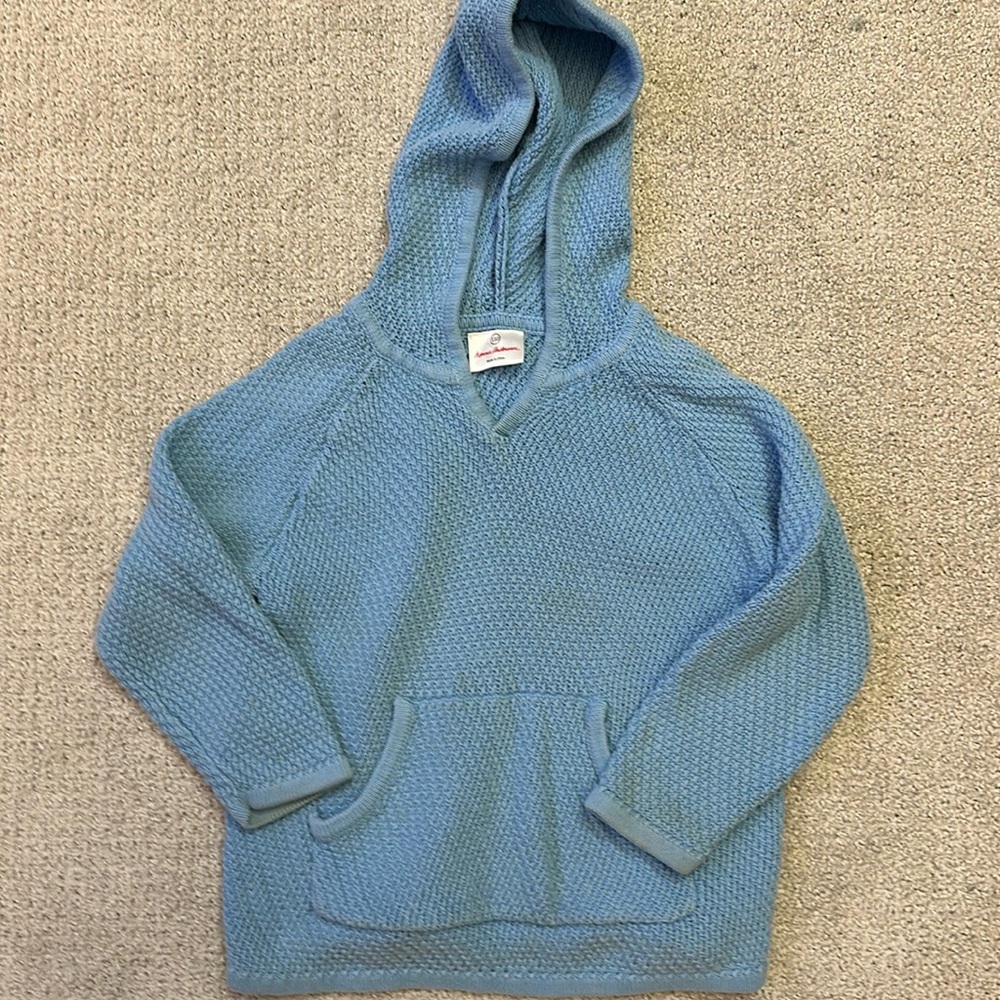 Hanna Anderson Knit girl sweater hoodie - super soft